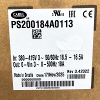 CAREL PS200184A0113 Frequency Inverter 380-415V 3~ 18A...
