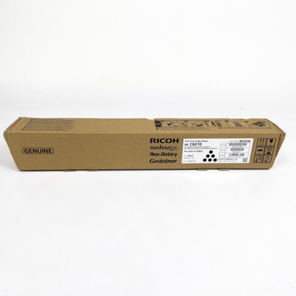 Ricoh IM C6010 Black Toner Cartridge 575g compatible with IM C4510/C5510/C6010 842530