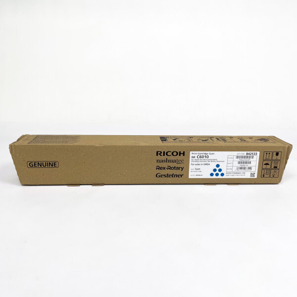 Ricoh IM C6010, toner cartridge, cyan, 438 g, compatible with IM C4510/C5510/C6010, 842533