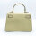 Totes Luxe Clutch Damen, Ivory, Vollnarbenleder, Abendtasche, 22 x 15.5 x 7.5 cm