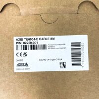 AXIS TU6004-E Kabel, 8 m, Schwarz, 02250-001