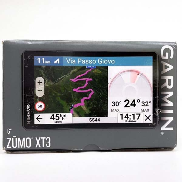 Garmin zūmo XT3, 15,2 cm (6"), 1280 x 720 Pixel, TFT, 134,6 x 76,2 mm (5.3 x 3"), Horizontal/Vertikal, Multitouch, 010-03861-10