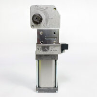 DESTACO 82M-3E030040L8, 8EA-146-4-B, pneumatic force clamp, opening angle up to 135°, 10-15Nm, sensor, 150mA, max 30VDC