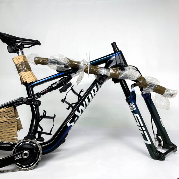 Specialized S-Works Epic Evo, Mountainbike, Fully-MTB, SRAM XX, RockShox SID/SIDLuxe Ultimate, Roval, Cyanblau-Metallic-Silber