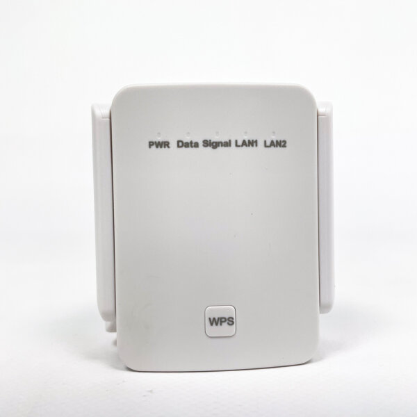 AC1200 WLAN Repeater 1200 Mbit/s Dualband 2,4/5 GHz WiFi Verstärker 2x LAN WPS