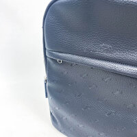 Harmont & Blaine Allover Backpack for Men, Navy Blue, Leather, 31 x 43 x 12 cm, H3A.004