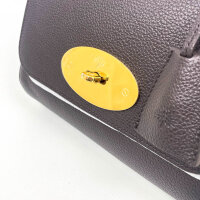 Mulberry Lily Schultertasche Damen, Ebony, Rindsleder, 17 x 21 x 9 cm, HH3291-205A110