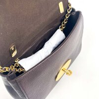 Mulberry Lily Schultertasche Damen, Ebony, Rindsleder, 17 x 21 x 9 cm, HH3291-205A110