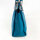 Michael Kors Trisha Large Triple Gusset Shoulder Bag for Women, Blue, Grained Leather