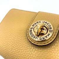Marc Jacobs Turn Lock Continental Wallet Damen, Iced Coffee, genarbtes Leder, 4F4SMP011S01