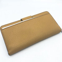 Marc Jacobs Turn Lock Continental Wallet Damen, Iced Coffee, genarbtes Leder, 4F4SMP011S01