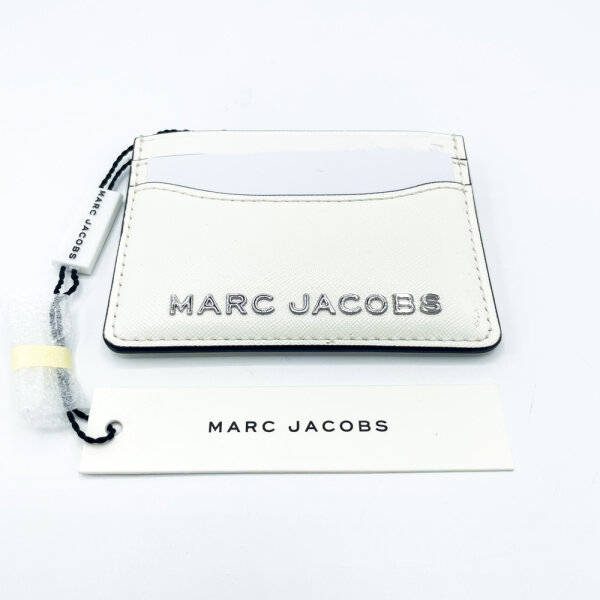 Marc Jacobs TRADEMARC Card Holder Unisex, Leather, 4" x 3", 4S4SMP001S02