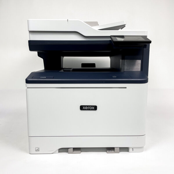 Xerox C325, A4-Farblaser-Multifunktionsdrucker, WLAN, Duplex, 33 S./Min., Touchscreen, Grau-Weiß, C325V/DNI, 100N04044 ZLT