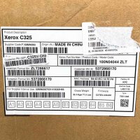 Xerox C325, A4-Farblaser-Multifunktionsdrucker, WLAN, Duplex, 33 S./Min., Touchscreen, Grau-Weiß, C325V/DNI, 100N04044 ZLT