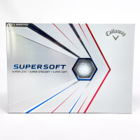 Callaway Supersoft Golfball, 12 Stück, Weiß