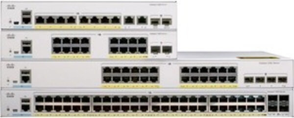 Cisco Catalyst C1000-8P-2G-L, Managed L2 Gigabit-Ethernet-Switch, Vollduplex, PoE