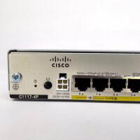 Cisco C1117-4P, ISR 1100 Router, 4× Gigabit-Ethernet, VA-DSL Anhang A/M, GE-WAN, Silber