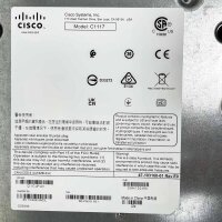 Cisco C1117-4P, ISR 1100 Router, 4× Gigabit-Ethernet, VA-DSL Anhang A/M, GE-WAN, Silber