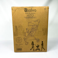 Asalvo Hito Kinderwagen Schwarz bis 4 jahre 22974