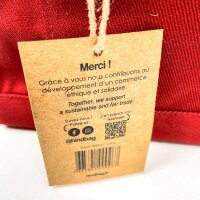 Hindbag Eliot Rucksack Unisex, Terracotta, Bio-Baumwolle, 31 x 24 x 13 cm