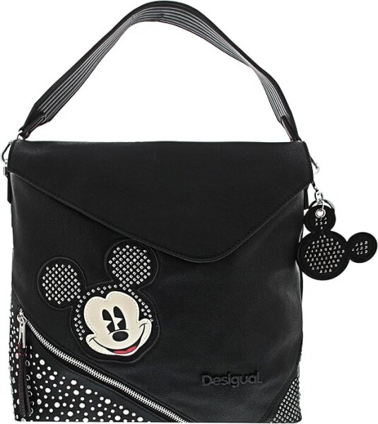 Desigual Mickey Studstyle Backpack, Womens, Black, 24WAKP21/2000