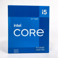 Intel i5-12400F Prozessor 12. Generation LGA1700 18 MB Cache BX8071512400F