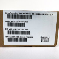 Cisco Room Navigator CS-T10-TS-L 10.1" Touch PoE Teams Scheduling Panel, 68-104290-05