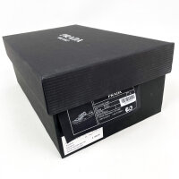 Prada 2EE468 Sneaker Herren EU 41 Schwarz Polyester / Kalbsleder