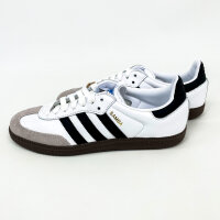 Adidas B75806 Sneaker Samba OG Unisex Weiß Schwarz Wildleder EU 39 1/3