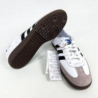 Adidas B75806 Sneaker Samba OG Unisex Weiß Schwarz Wildleder EU 39 1/3