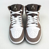Nike Air Jordan 1 Mid Sneakers Mens Brown White Suede DQ8426-003