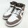 Nike Air Jordan 1 Mid Sneakers Mens, EU 40.5, Brown White, Suede, DQ8426-003