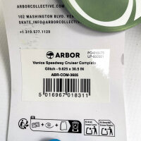 ARBOR Venice Speedway Cruiser Complete Glitch, Skateboard , 9.625 x 30.5 Zoll, ABR-COM-3605