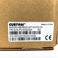 CUSTOM MODUS3 USB RS232 Left Notch CN, Compact Printer, 915LF010300300 R2