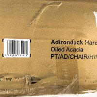 Plant Theatre Adirondack Outdoor Garden Folding Chair, Acacia Hardwood with Oiled Hand Finish, 73 x 90, 85 cm
