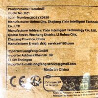 VANKEL XZ3 Walking Pad mit Steigung 1-6km/h Laufband, Schwarz-Rot