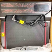 VANKEL XZ3 Walking Pad mit Steigung 1-6km/h Laufband, Schwarz-Rot