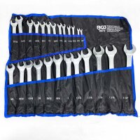 BGS Open-End/Ring Wrench Set, Inch Sizes (Pocket Fabric...