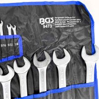 BGS Open-End/Ring Wrench Set, Inch Sizes (Pocket Fabric Torn) 1/4" - 1 1/4" 25-Piece Set - 9473