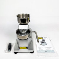 Buffalo CE225 Manual Hamburger Press Hamburger Machine Burger Press Aluminum 138 g Portable