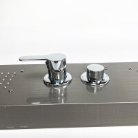 Duschpaneel Thermostat-Mischer (mit kleiner Delle), Körpermassagedüsen, Handbrause, Regendusche