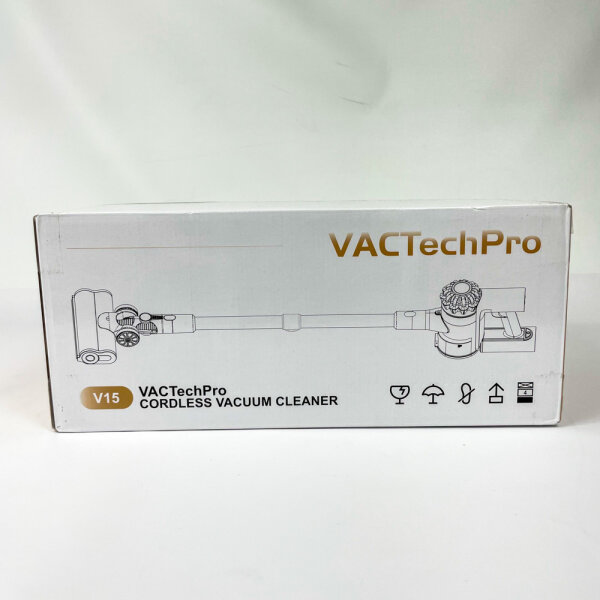 VACTechPro V15, cordless vacuum cleaner, 22.2V 2000mAh 44.4Wh
