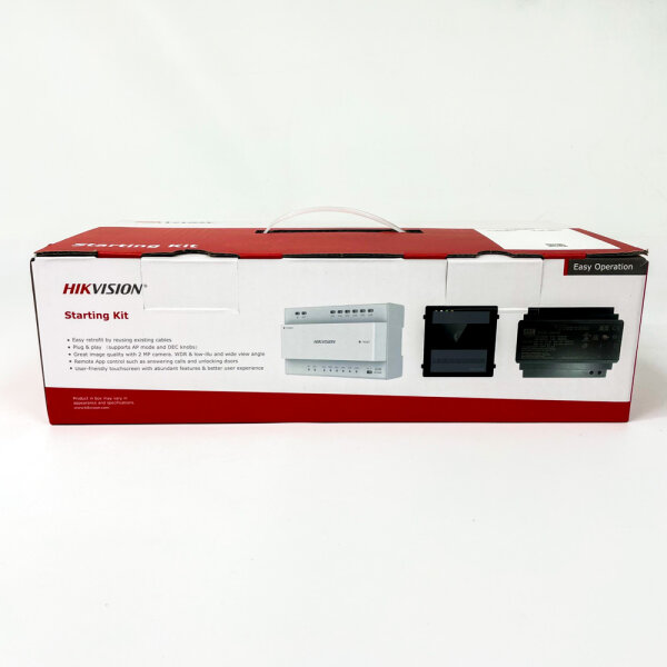 Hikvision DS-KIS711, 2-wire, HD video, door intercom starter kit, 305304924
