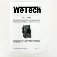 WeTech WTC680 Ladeständer – Schwarz – für Motorola MTP850, MTP 850 FuG