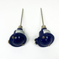 2x WIKA TP1-6-200, Temperaturfühler, 1x PT100 IEC 751, E52-EP6-200-T2-CG1/2G-B