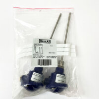 2x WIKA TP1-6-200, Temperaturfühler, 1x PT100 IEC 751, E52-EP6-200-T2-CG1/2G-B