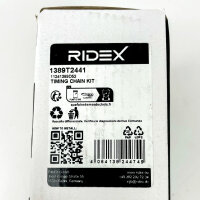 RIDEX 1389T2441 Timing chain kit, Simplex, 112 chain links, with sprocket, for camshaft