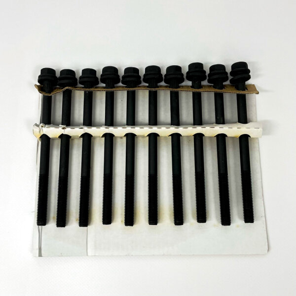 RIDEX 1217B0107 Cylinder head bolt set, 10-piece, M10, 149 mm, external hexagon