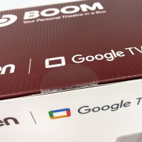 AURZEN A01M21 Boom Air Mini-Beamer, 4K, Android/Google TV, WLAN, Bluetooth, HDR10+, Autofokus