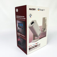 AURZEN A01M21 Boom Air Mini-Beamer, 4K, Android/Google TV, WLAN, Bluetooth, HDR10+, Autofokus